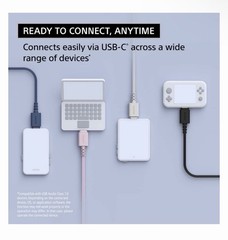 Sony IER-EX15C/B USB-C Wired In-Ear Stereo Earbud Headphones (Black)