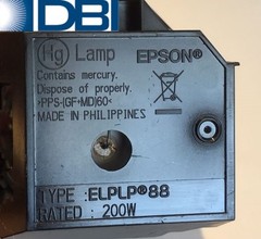 GENUINE ORIGINAL OEM EPSON ELPLP88 LAMP FOR EX5250 EX7240 EX7240 PRO EX9200 NMV
