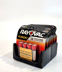 Rayovac Fusion AA Alkaline Batteries 24 Pack (6×4)