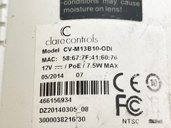 *Lot of 4* Clare Controls 1.3 MP Bullet Security Camera CV-M13B10-ODI FAST SHIP!