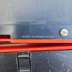 Sears Stereo 8 Track Player Solid State Red Made in Hong Kong Vintage Audio