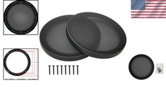 Durable 6-Inch ABS Speaker Grill Covers – Car & Home Audio Protection (2 Pack)