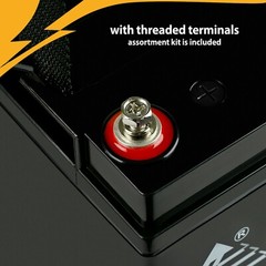 2 pack | 12V 33Ah AGM Sealed Lead Acid Battery Also Replaces 35Ah, 34Ah, 32Ah