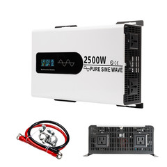 2000W 3000W 4000W Pure Sine Wave Power Inverter 12V 24V DC to 110V 120V AC