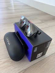 Nreal Air AR Smart Glasses NR-7100RGL Black w/ Box & Case – Excellent