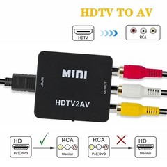 HDMI To RCA AV Adapter Converter Cable CVBS 3RCA 1080P Composite Video Audio