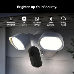 Arlo Wired Floodlight Camera | Home Security Camera with 2K Video and HDR | 2000