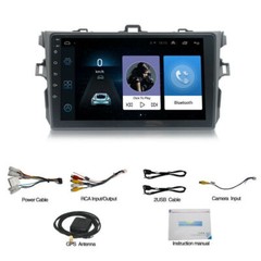 4+64GB Android 15 For Toyota Corolla 2009-2013 Car Stereo Radio CarPlay +Camera