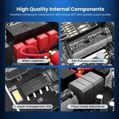 AIYIMA A07 MAX TPA3255 Audio Power Amplifier 300Wx2 Stereo 600W Mono PBTL