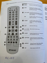 Polaroid HD Widescreen LCD TLX-026/032/042/046 Television Owners Manual