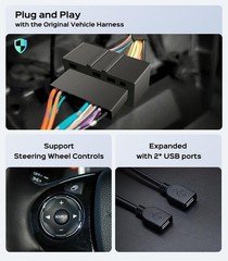 10.2 Inch Honda Accord Car Radio Stereo 2013-2017, Wireless CarPlay, GPS