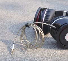 Upgrade Sliver Audio AUX Cable Fit For SONY MDR-NC500d MDR-NC600 Headphones