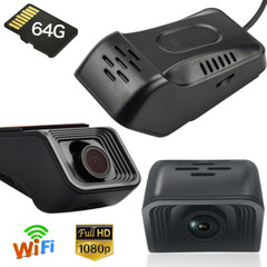 1080P Wifi USB Dash Camera Wide angle DVR 64GB for Android Car Stereo Headunit