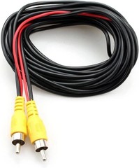 20′ Car Video RCA Extension Cable Auto Rear View Backup Parking Camera Wire Cord
