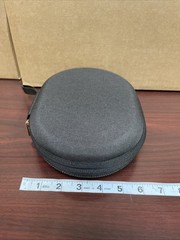 Sony WH-1000XM3 WH-1000XM4 XM2 Headphones Hard Case Black Gray Zipper Genuine