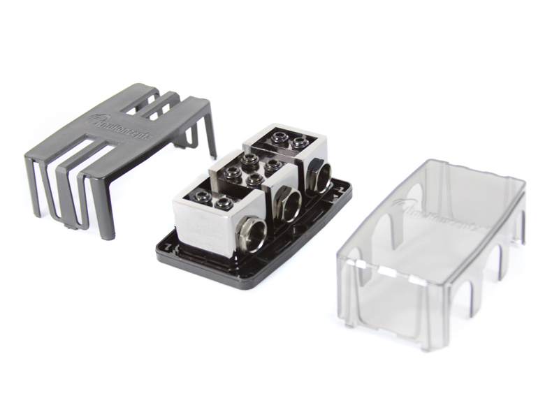 KnuKonceptz KNF36 6 Way 1/0 to 4 Gauge Ground Distribution Block