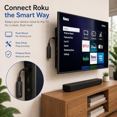 1.5ft 4K HDMI Extender, Short HDMI Extension Cable 2.1 4K@30Hz/ 1.5ft (0.5m)