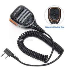 Waterproof 2Pin Speaker Microphone For Kenwood Baofeng UV-5R BF-888S UV-82 Radio