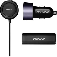 Mpow MBR2 Bluetooth Car Kit | Bluetooth 5.0 Receiver with Dual USB Car Charger