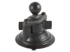 RAM Mount Suction Cup Twist Lock Base with Composite Diamond Base and 1″ Ball