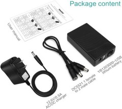 3000Mah Rechargeable 12V Lithium Ion Battery Pack Usb Output For Led Devices