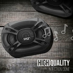 Pyle Universal Car Stereo Speaker – 300W 5x7in Triaxial