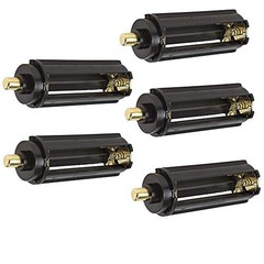 5-Pack 3-AA Battery Holder Case Box Cylindrical for LED Flashlight Torch Light