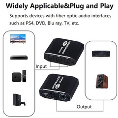 3×1 Aluminum Spdif Toslink Optical Digital Audio Splitter Remote Switch Hub