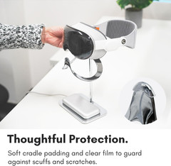 Apple Vision Pro Stand with Battery Holder – Premium Heavy Duty Base for Stabili