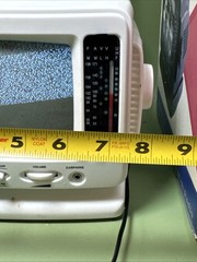 Portable Nikkei 5.5 In Black & White Television With Radio