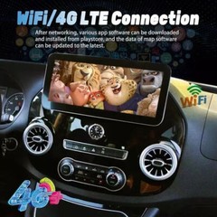 NEW 12.3″ HD Car Radio GPS Navigation Android 6+128GB For 14-22 Benz Vito Metris