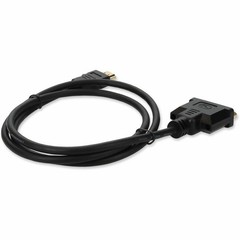 AddOn HDMI2DVIDMF3F 3ft HDMI M-F to DVI-D F Black Cable