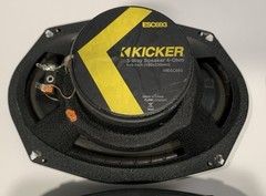 KICKER ESC693 6x9in 3-Way Car Speakers 75W RMS 350W Peak 4 Ohm 48ESC693