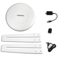 Five Star HDTV Antenna – 360° Omnidirectional Amplified Outdoor TV Antenna up to