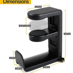 Rotating Headphone Stand Gaming Headset Holder Adjustable Under Desk Hanger LOT