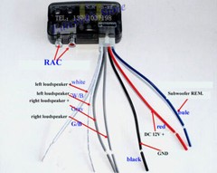 Car Stereo Audio RCA Line-Out Speaker Level Converter High Audio to low Audio