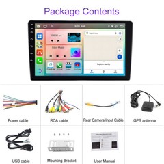 10″ 2Din Android13 Car Stereo Radio GPS Video Player 4+64GB Carplay Touch Screen