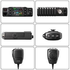 Radioddity CB-5000 Small CB Radio SSB AM FM 12V 24V Truck Offroad TFT SWR Transc