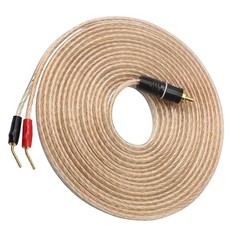 RCA to Banana Pin Plug Speaker Wire,HiFi OFC Speaker Audio Cable Gold Plated …