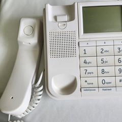 90s GE Corded Speakerphone with Answering Machine and Caller ID White 29586GE1-A