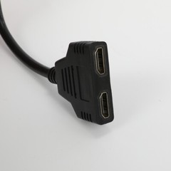 HDMI 1080P Male to 2 Female 1 In 2 Out Splitter Cable Adapter Converter New