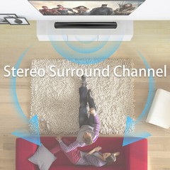 Wireless Bluetooth TV Sound Bar Theater Subwoofer Soundbar Computer Speaker 22”