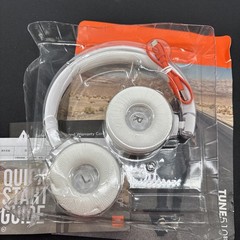 JBL Tune 510BT: Wireless headphones with Purebass sound, White, New Without Box
