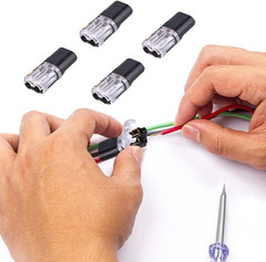 100PCS Waterproof Electrical Connector Car Automotive Wire Plug Terminal LOT