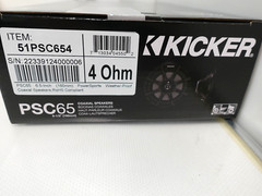 Kicker 51PSC654 6.5″ 160mm 4-Ohm PowerSports Weather-Proof Coaxial Speakers Pair