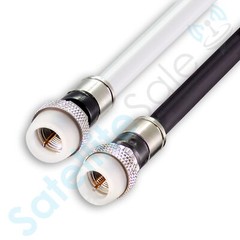 SatelliteSale RG-6 75 Ohm Coaxial Cable F-Type Weather-Seal Connector