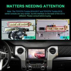 4+64GB Android 15 Car Stereo Radio GPS CarPlay For Toyota Tundra XK50 2014-2017