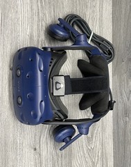 HTC Vive Pro HMD OLED Virtual Reality VR Headset only Cleaned
