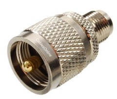 TNC Female to UHF PL259 Male RF Coaxial Adapter, CablesOnline RF-U152