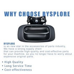 Upgraded Metal Tailgate Handle w/Improved Plastic Bezel Trim Rod Clips